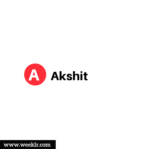 Logo and DP photo of Akshit Name