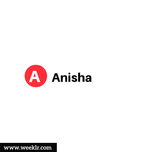 Logo and DP photo of Anisha Name