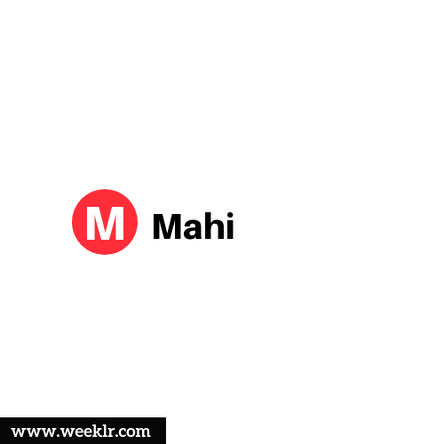 Logo and DP photo of Mahi Name