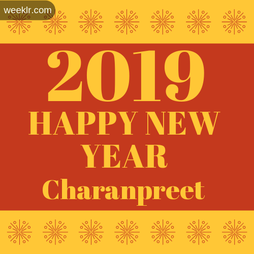 -Charanpreet- 2019 Happy New Year image photo