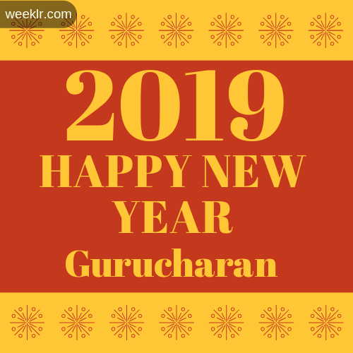 -Gurucharan- 2019 Happy New Year image photo
