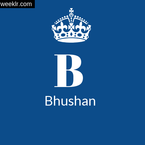 Make Bhushan Name DP Logo Photo