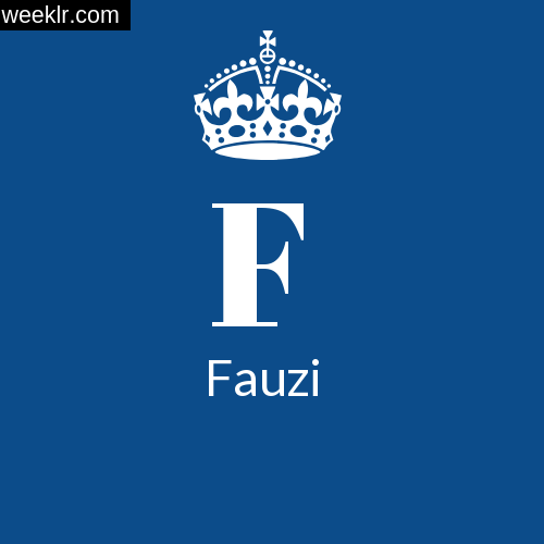 Make -Fauzi- Name DP Logo Photo