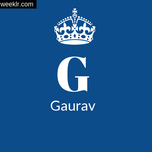 Make -Gaurav- Name DP Logo Photo