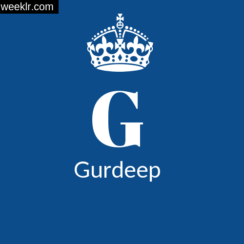 Make Gurdeep Name DP Logo Photo