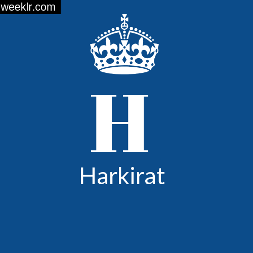 Make -Harkirat- Name DP Logo Photo