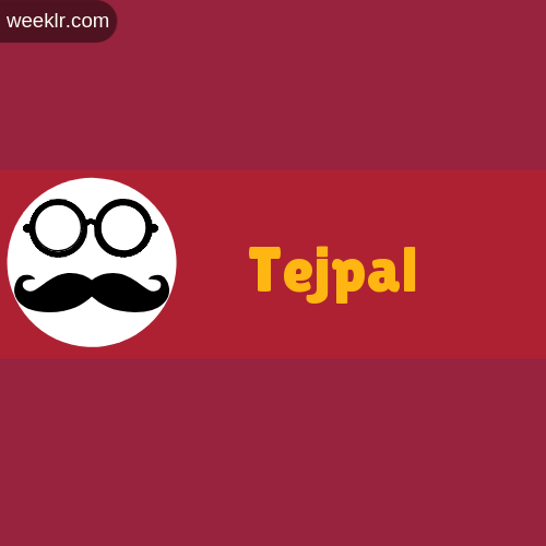 Moustache Men Boys Tejpal Name Logo images