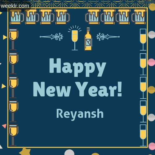 -Reyansh- Name On Happy New Year Images