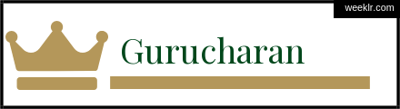 Royals Crown -Gurucharan- Name Logo Photo