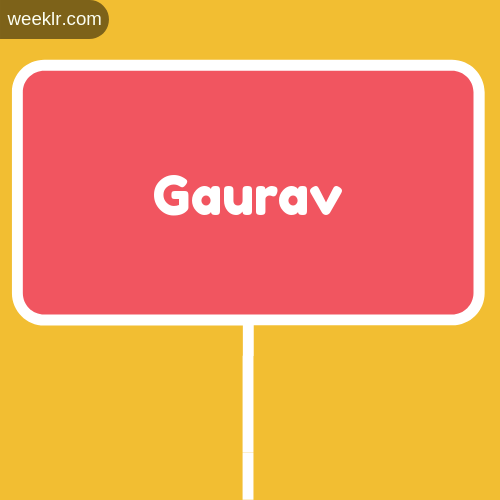 Sign Board -Gaurav- Logo Image