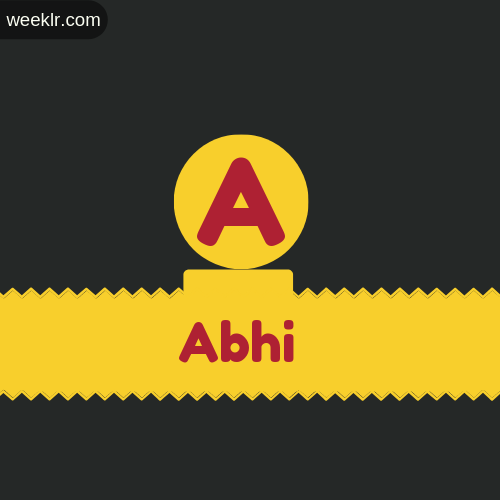 Stylish Abhi Logo Images