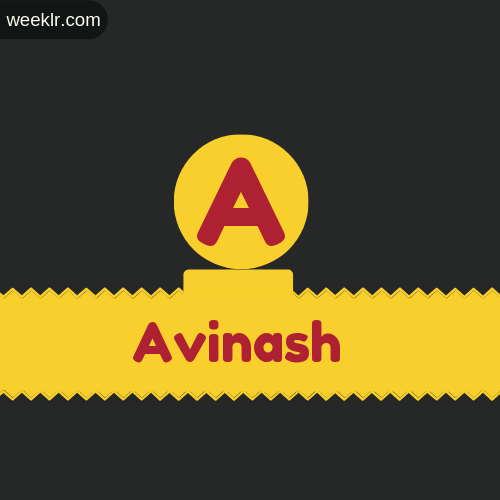 Stylish Avinash Logo Images