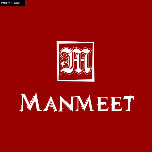 Manmeet Name Logo Photo Download Wallpaper