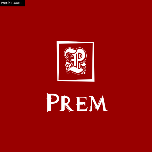 -Prem- Name Logo Photo Download Wallpaper