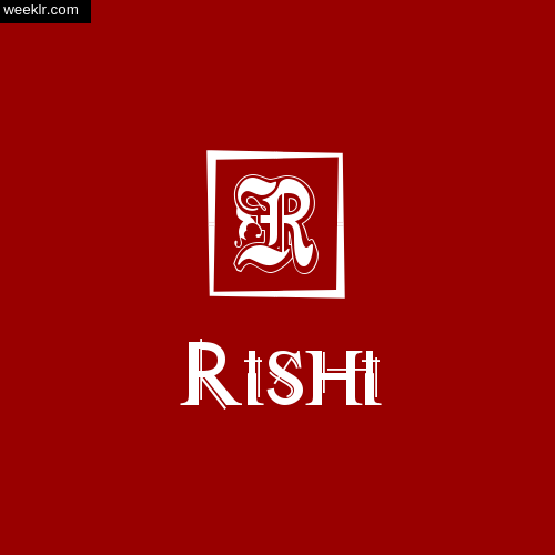 Rishi Name Logo Photo Download Wallpaper