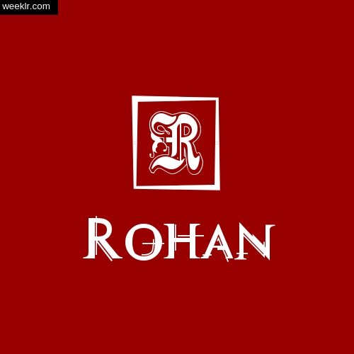 -Rohan- Name Logo Photo Download Wallpaper