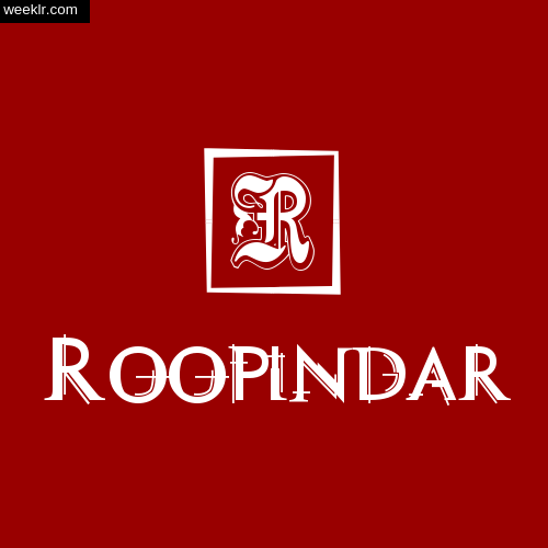 -Roopindar- Name Logo Photo Download Wallpaper