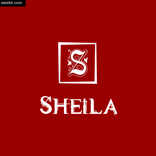 -Sheila- Name Logo Photo Download Wallpaper