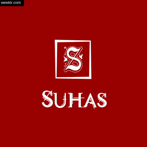 -Suhas- Name Logo Photo Download Wallpaper