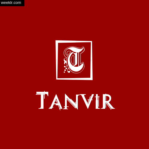 Tanvir : Name images and photos - wallpaper, Whatsapp DP