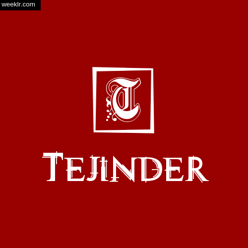 -Tejinder- Name Logo Photo Download Wallpaper