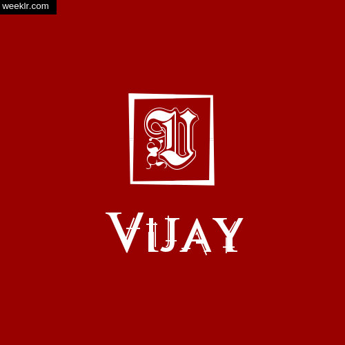 Vijay : Name images and photos - wallpaper, Whatsapp DP