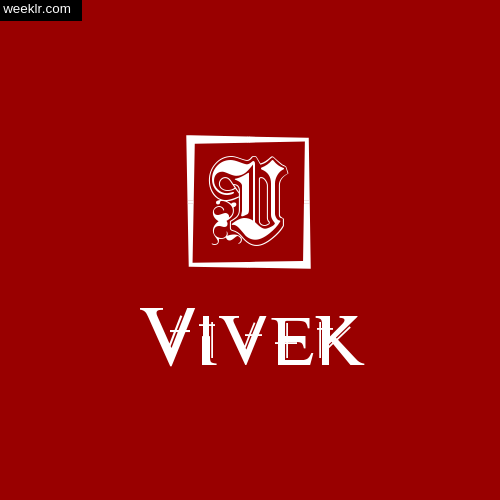 -Vivek- Name Logo Photo Download Wallpaper