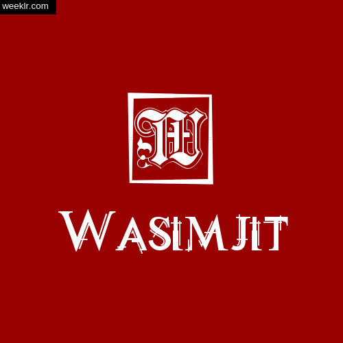 -Wasimjit- Name Logo Photo Download Wallpaper