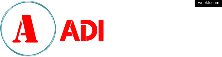Write -Adi- name on logo photo