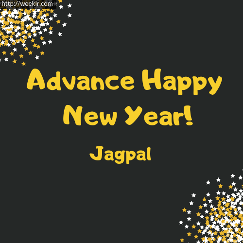 -Jagpal- Advance Happy New Year to You Greeting Image