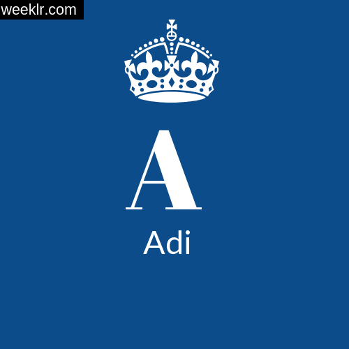 Make -Adi- Name DP Logo Photo