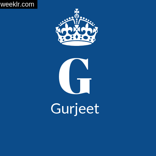 Make Gurjeet Name DP Logo Photo