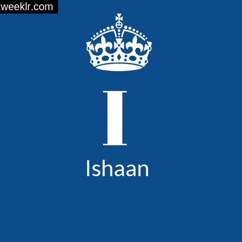 Make -Ishaan- Name DP Logo Photo