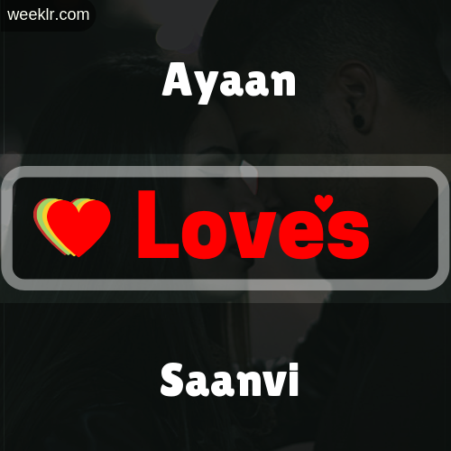 -Ayaan- Love's-Saanvi- Love Image Photo