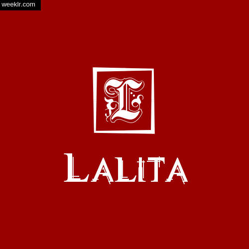 -Lalita- Name Logo Photo Download Wallpaper