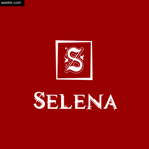 -Selena- Name Logo Photo Download Wallpaper