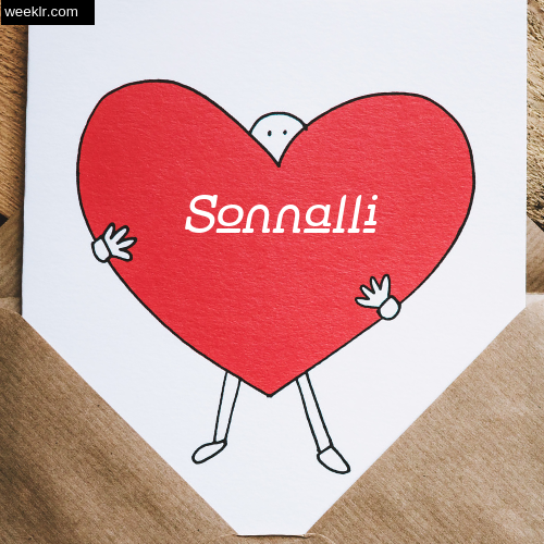 Sonnalli on Heart Image love letter