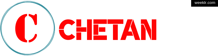 Write Chetan name on logo photo