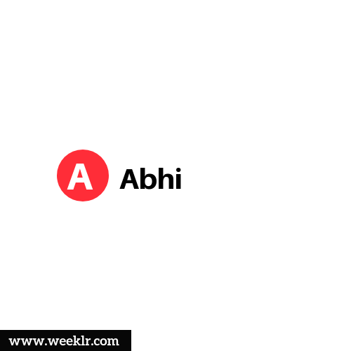 Logo and DP photo of Abhi Name