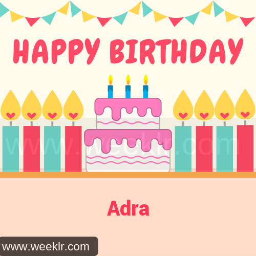 Candle Cake Happy Birthday  Adra Image