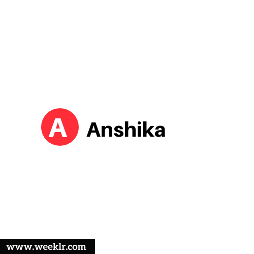 Logo and DP photo of Anshika Name