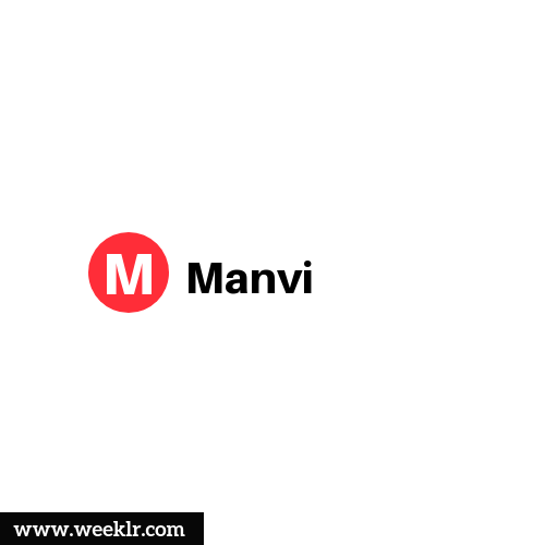 Logo and DP photo of Manvi Name