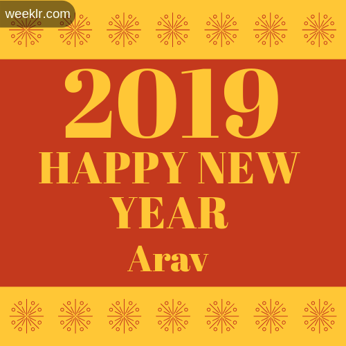 -Arav- 2019 Happy New Year image photo