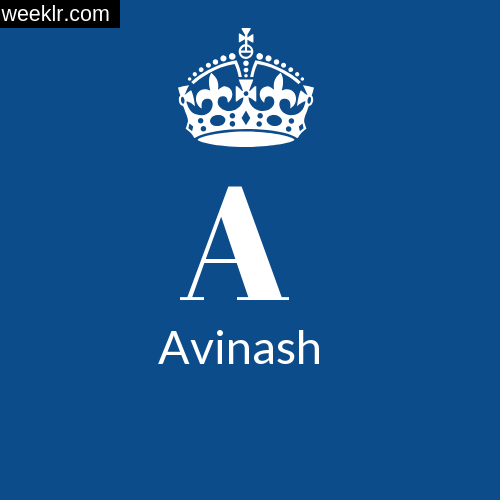Make -Avinash- Name DP Logo Photo