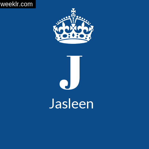 Make -Jasleen- Name DP Logo Photo