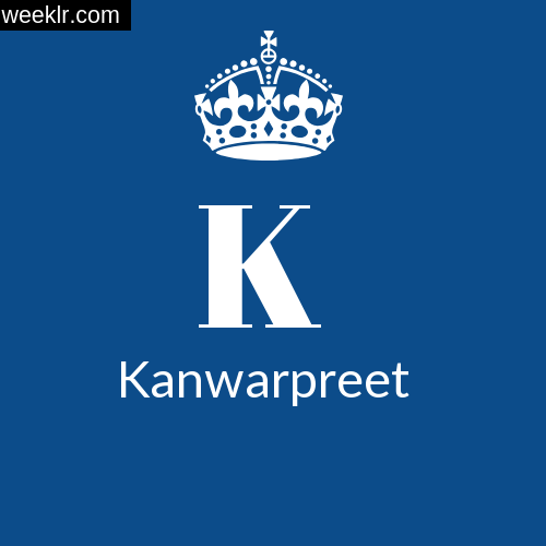 Make -Kanwarpreet- Name DP Logo Photo