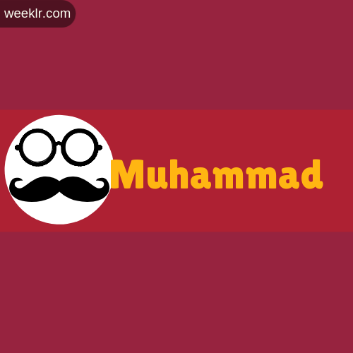 Moustache Men Boys Muhammad Name Logo images