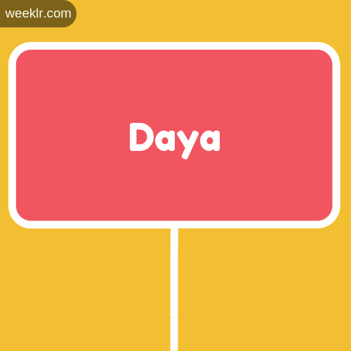 Sign Board -Daya- Logo Image