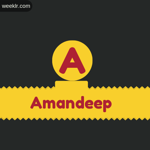 Stylish -Amandeep- Logo Images