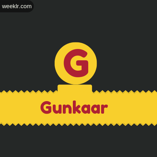 Stylish -Gunkaar- Logo Images